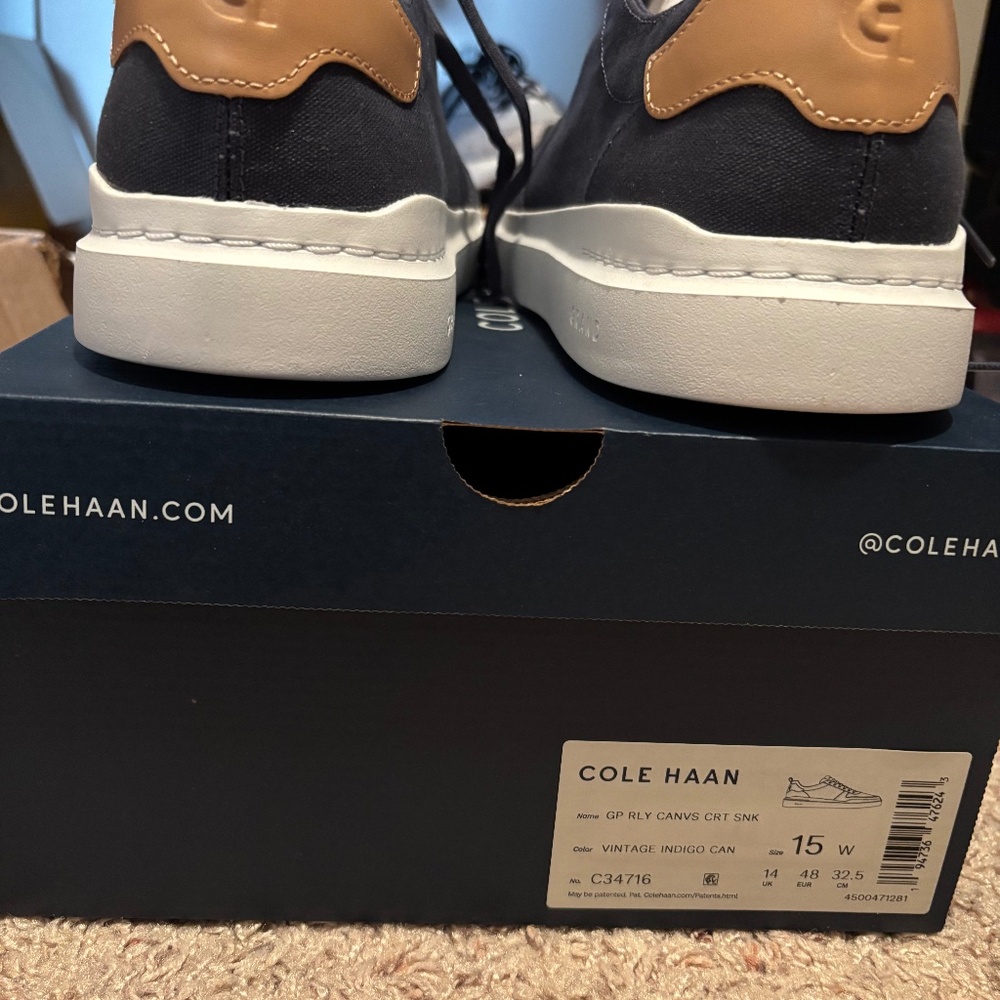 Men’s Cole Haan canvas court sneakers